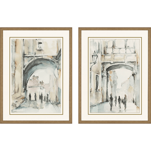 Watercolor Arches I Art