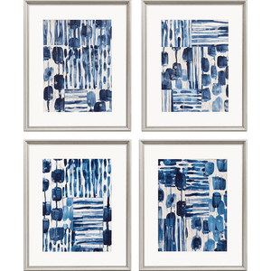 Indigo Patchwork Art