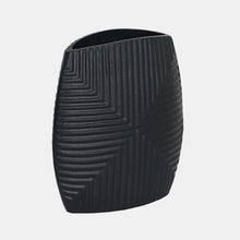 Load image into Gallery viewer, Metal Ribbed Vase