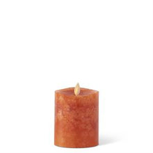 Load image into Gallery viewer, Large Orange Pillar Candle