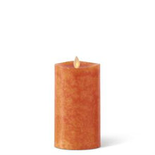 Load image into Gallery viewer, Large Orange Pillar Candle