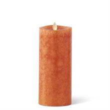 Load image into Gallery viewer, Large Orange Pillar Candle