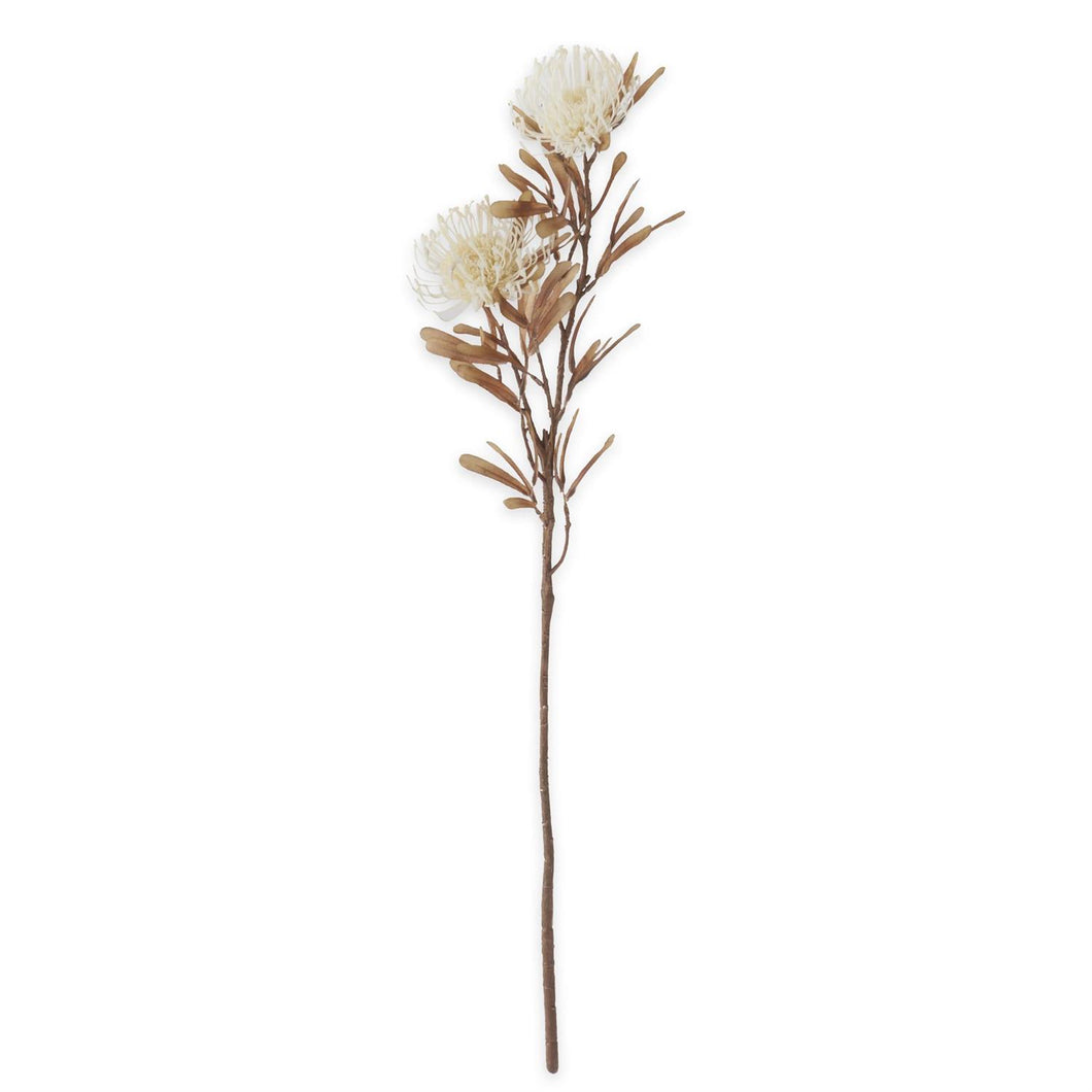 White Spikey Dahlia Stem