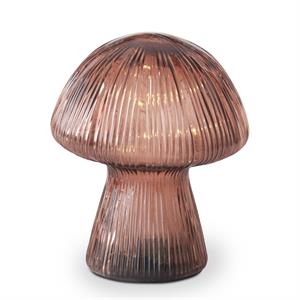 Glass LED Mushroom