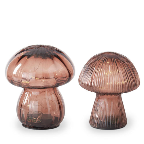Glass LED Mushroom