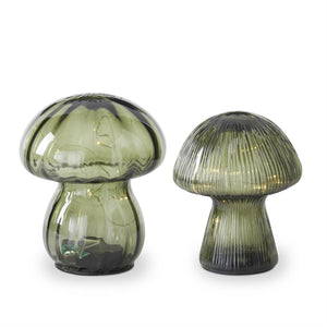 Glass LED Mushroom