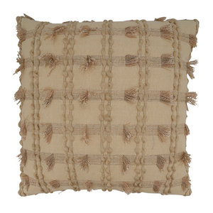 Fringe Striped Pillow