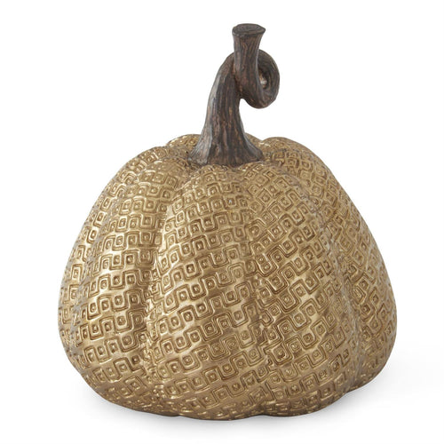 Gold Embossed Pumpkin