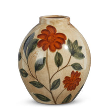 Load image into Gallery viewer, Painted Floral Vase