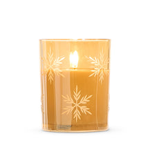 Load image into Gallery viewer, Glass Snowflake Candle