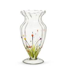 Load image into Gallery viewer, Floral Glass Vase