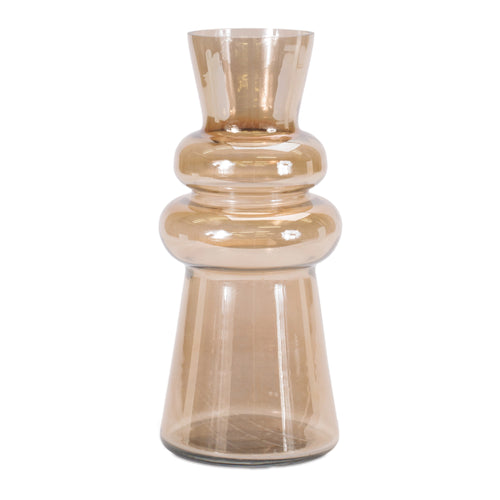 Amber Glass Vase