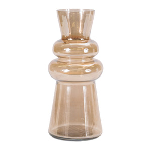 Amber Glass Vase