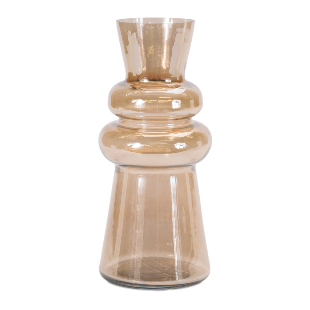 Amber Glass Vase