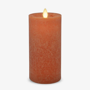 Orange Seaglass Pillar