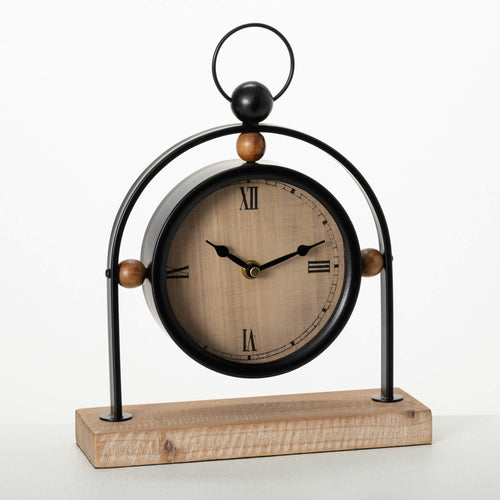 Modern Wood Desk Clock