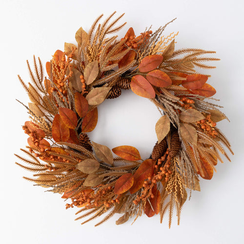 Fall Pine Berry Wreath