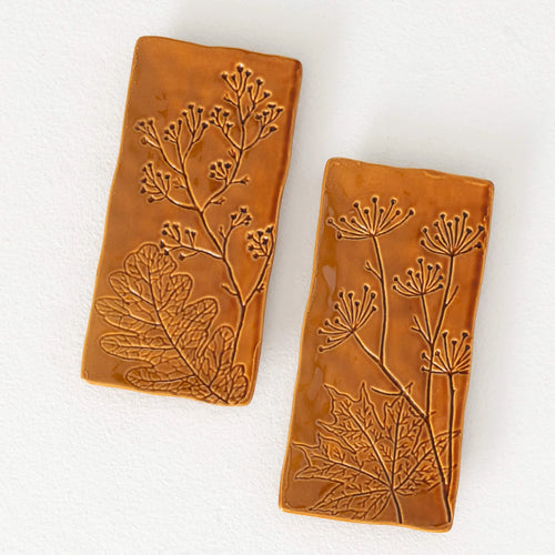 Embossed Foliage Tray