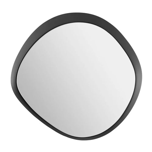 Asymmetrical Round Wall Mirror