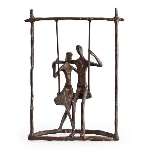 Couple on Swing Sculpture