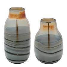 Iridescent Gray Vase