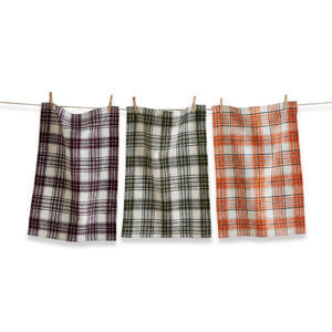 Fall Plaid Towel Set