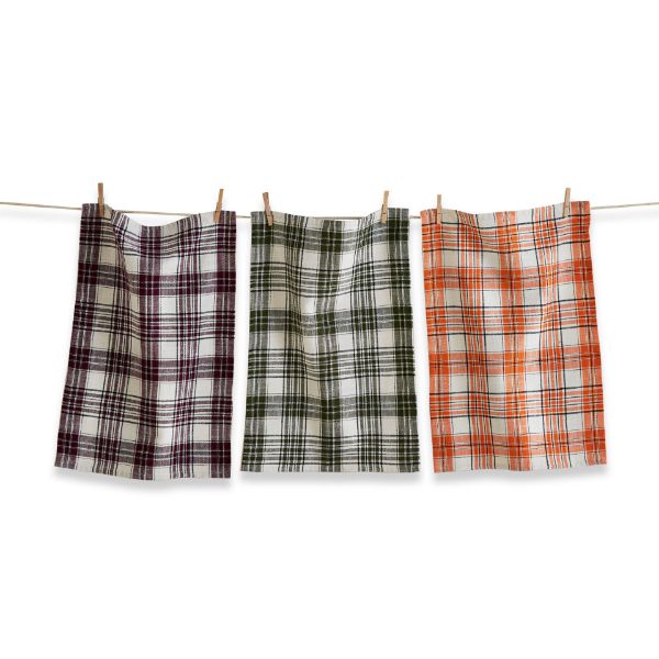 Fall Plaid Towel Set