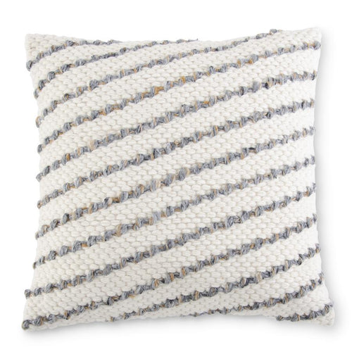 Blue Woven Pillow