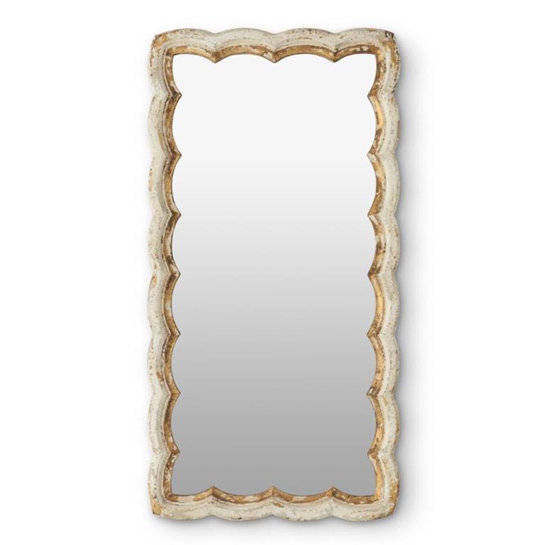 Cream and Gold Mirror