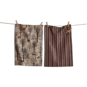 Evergreen Deer Towel