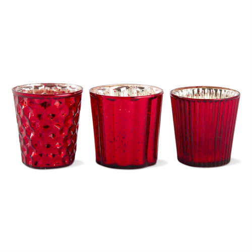Red Sparkle Tea Light