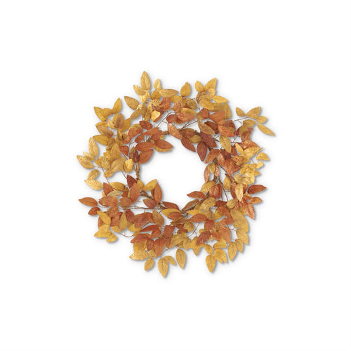 Golden Tone Leaf Ring