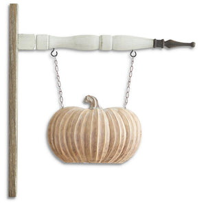 Ribbed Pumpkin Hanger