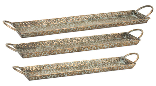 Copper Hammered Tray