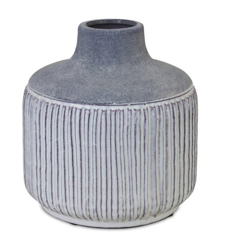 Short Stripe Vase