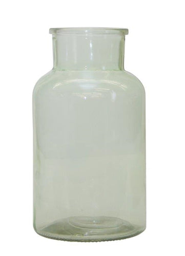 Green Glass Vase