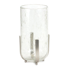 Load image into Gallery viewer, Silver Glass Hurricane