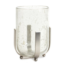 Load image into Gallery viewer, Silver Glass Hurricane