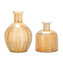 Load image into Gallery viewer, Amber Bottle Vase
