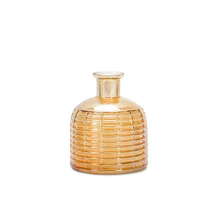 Amber Bottle Vase