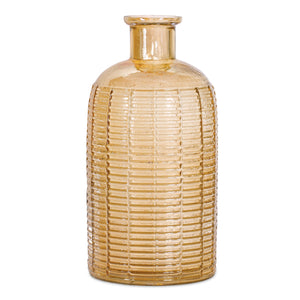 Amber Bottle Vase