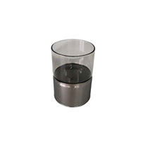 Load image into Gallery viewer, Glass Silver Vase