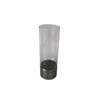 Glass Silver Vase