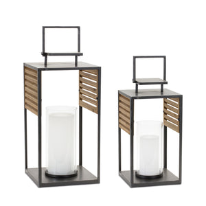 Wood Slat Lantern