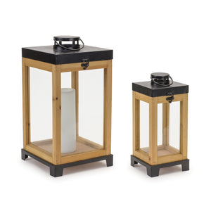 Wood Iron Lantern