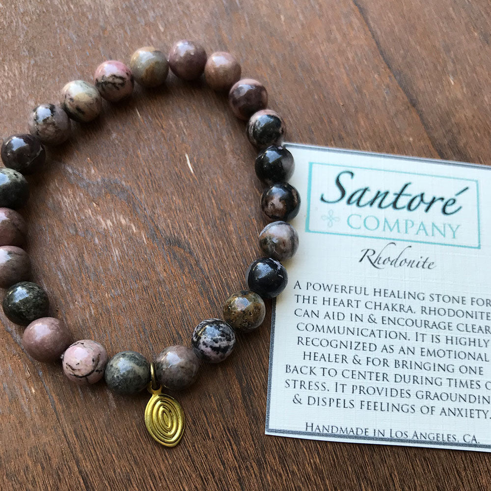 Rhondonite Mala Bracelet
