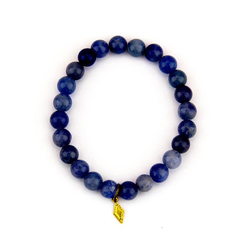 Blue Adventurine Mala Bracelet