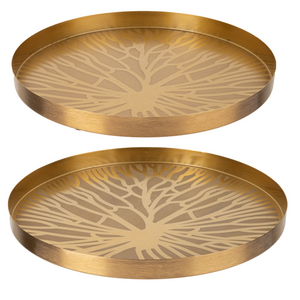 Gold Medallion Tray