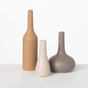 Matte Bud Vase Set