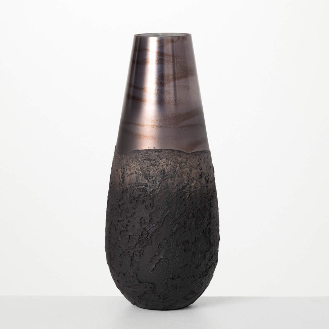 Dark Iridescent Vase